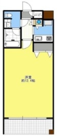 コンシェリア西新宿タワーズウエスト 13階 間取り図