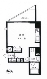 フリーディオ西麻布 10階 間取り図
