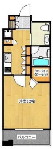 セントラルレジデンス シティタワー池袋 5階 間取り図