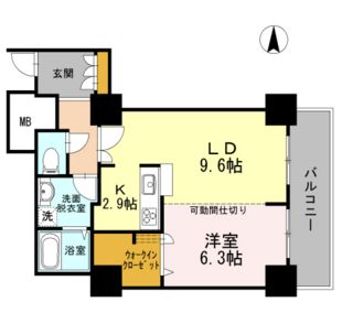 品川シーサイドビュータワー1 607 間取り図
