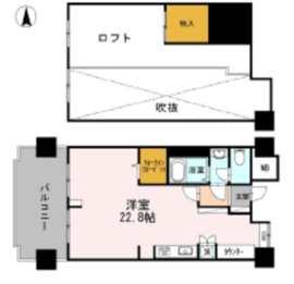 品川シーサイドビュータワー1 3011 間取り図