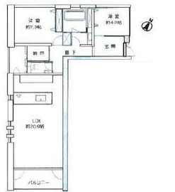 エクセラージュ神宮前 5階 間取り図