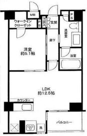 リシェ駒場東大前 4階 間取り図