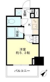 ブリリア日本橋茅場町 5階 間取り図