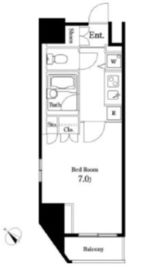 パレステージ中野 601 間取り図