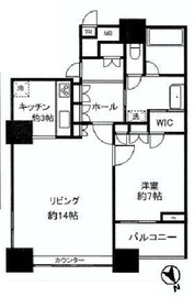 ザ・タワーズ台場 ウエスト 21階 間取り図