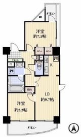 パークテラス恵比寿 803 間取り図