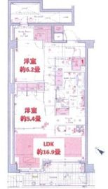パークナード元麻布 1階 間取り図