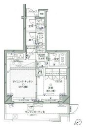 ピアース虎ノ門 2階 間取り図