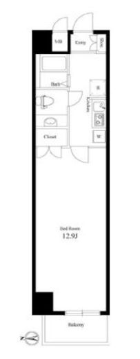 サンテラス芝公園 501 間取り図