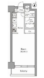 グレンパーク秋葉原イースト 1103 間取り図