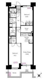 ブリリアイスト三軒茶屋アイビーテラス i318 間取り図