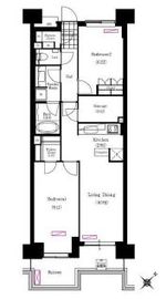 ブリリアイスト三軒茶屋 i318 間取り図