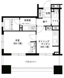 パークキューブ市ヶ谷 903 間取り図