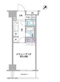 グランスイート銀座レスティモナーク 10階 間取り図