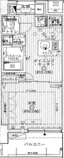 エステムプラザ愛宕虎ノ門レジデンス 906 間取り図