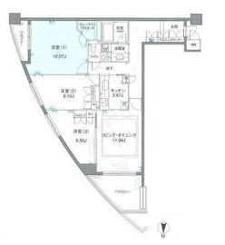 NK青山ホームズ 318 間取り図