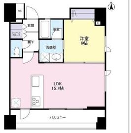 ウェルスクエア神保町 701 間取り図