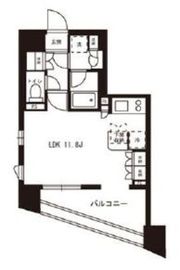 プライア渋谷 4階 間取り図