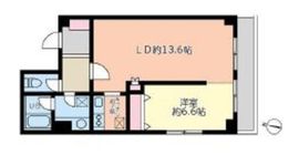 グリーン初波奈 203 間取り図