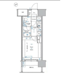 シーフォレシティ芝浦 5階 間取り図