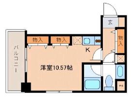 レジディア新川 409 間取り図