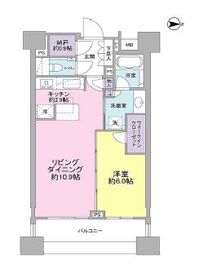 パークハウス千代田富士見 4階 間取り図