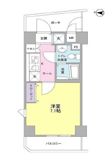フィオリトゥーラ三軒茶屋ステーションフロント 406 間取り図