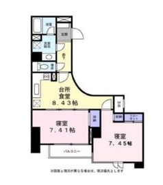 アクトフォルム武蔵小山 701 間取り図