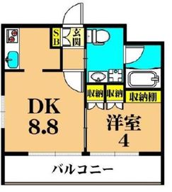 フレンシア南品川 309 間取り図