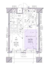 グラーサ白金高輪 16階 間取り図