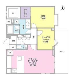 アークテラス東山 1階 間取り図