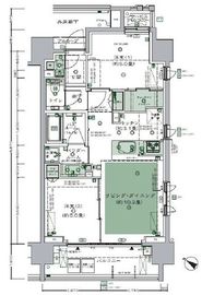 シティハウス南麻布一丁目 12階 間取り図