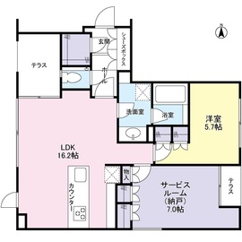 アークテラス東山 1階 間取り図