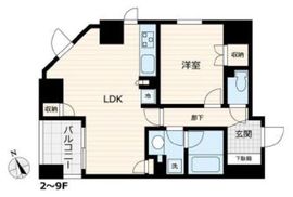 ボルト銀座レジデンス2 402 間取り図