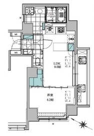 CONOE一番町 4階 間取り図