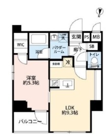 グランドコンシェルジュ恵比寿 6階 間取り図