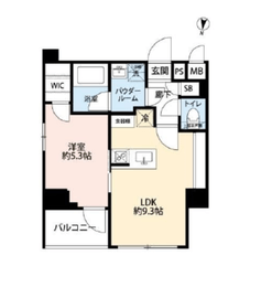 グランドコンシェルジュ恵比寿 7階 間取り図