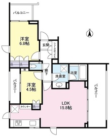 アークテラス東山 2階 間取り図