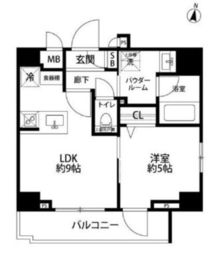 グランドコンシェルジュ恵比寿 7階 間取り図