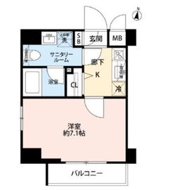 グランドコンシェルジュ恵比寿 4階 間取り図