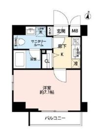 グランドコンシェルジュ恵比寿 7階 間取り図