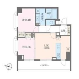HF白金高輪レジデンス 905 間取り図