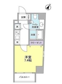 アリエルズ赤坂 602 間取り図