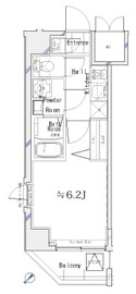 ガリシア品川 4階 間取り図