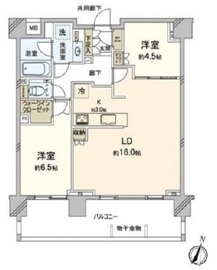 シティテラス下目黒 2階 間取り図