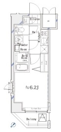 ガリシア品川 5階 間取り図