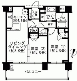シティテラス下目黒 3階 間取り図