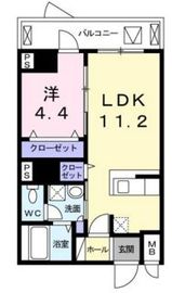 ローヤルマンション 101 間取り図