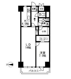 レジディア目白 307 間取り図